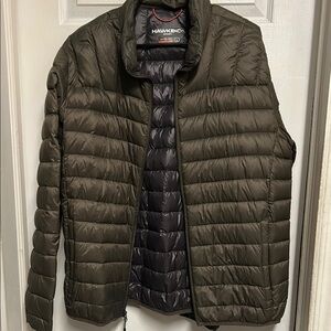 Hawke & Co Men's Dark Green Puffer Jacket